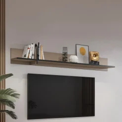Wandkasten*Beddenbriljant Wandplank Crotone - Taupe