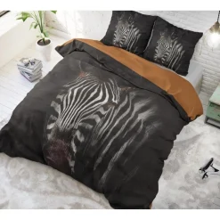 Dekbedovertrekken*Beddenbriljant Zebra Mansion Black