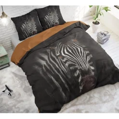 Dekbedovertrekken*Beddenbriljant Zebra Mansion Black