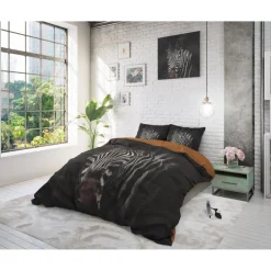 Dekbedovertrekken*Beddenbriljant Zebra Mansion Black